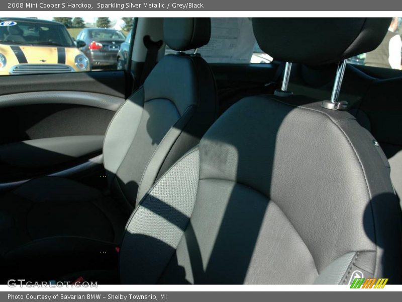 Sparkling Silver Metallic / Grey/Black 2008 Mini Cooper S Hardtop