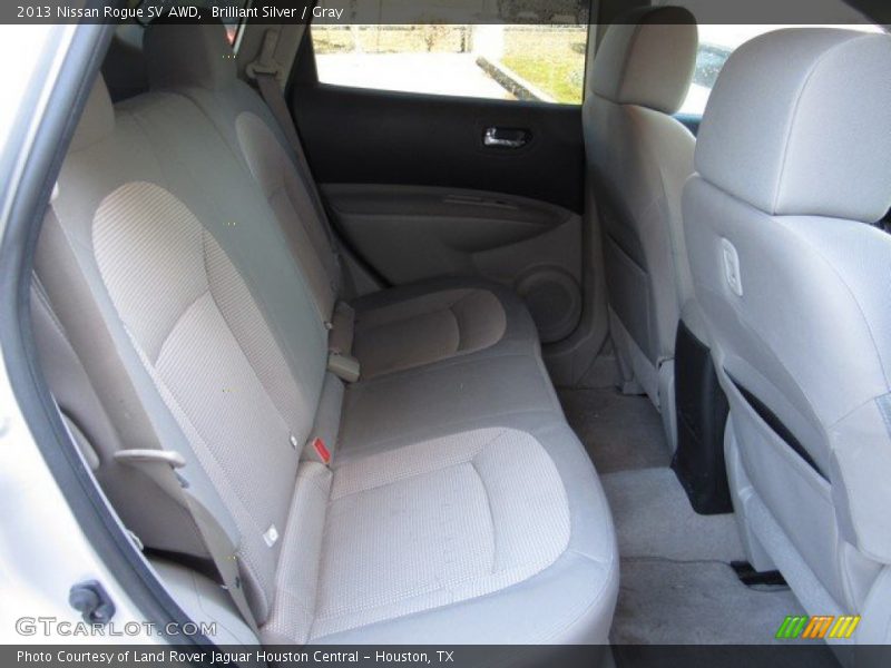Brilliant Silver / Gray 2013 Nissan Rogue SV AWD
