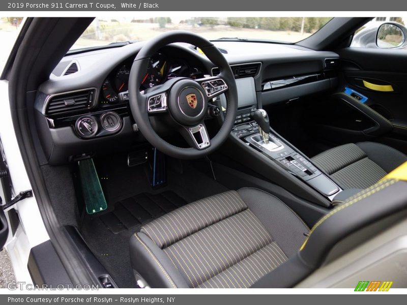  2019 911 Carrera T Coupe Black Interior