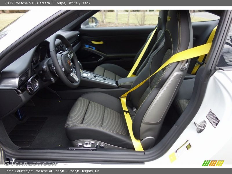 Front Seat of 2019 911 Carrera T Coupe