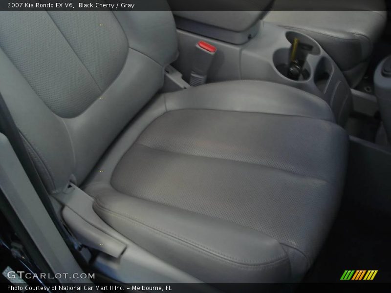Black Cherry / Gray 2007 Kia Rondo EX V6
