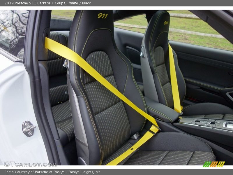 Front Seat of 2019 911 Carrera T Coupe