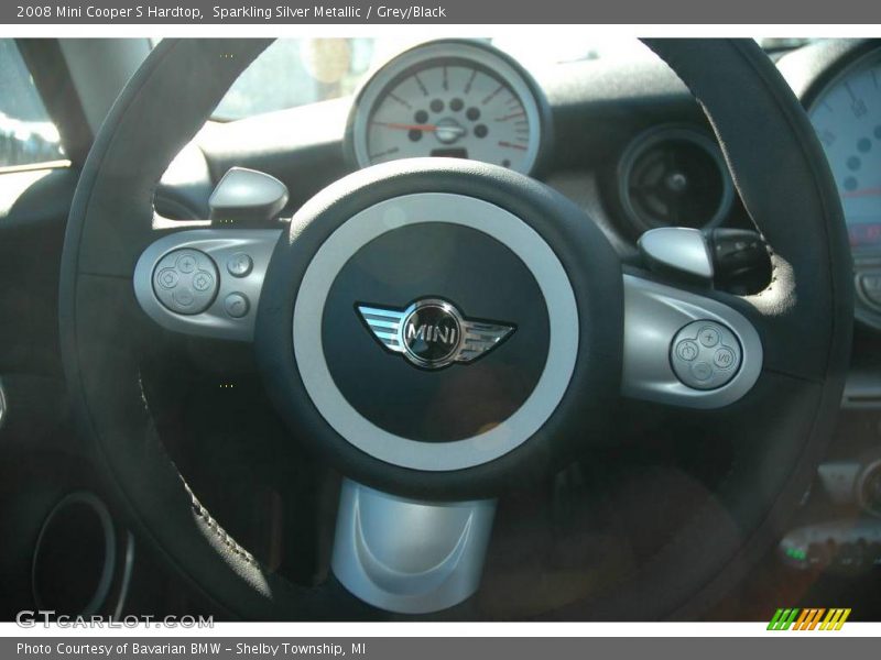 Sparkling Silver Metallic / Grey/Black 2008 Mini Cooper S Hardtop