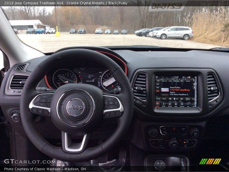 Dashboard of 2019 Compass Trailhawk 4x4