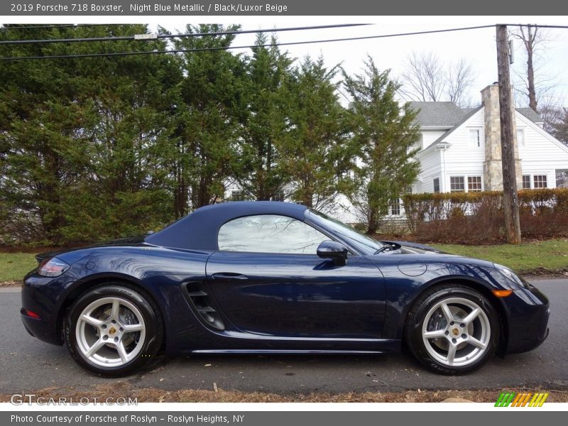  2019 718 Boxster  Night Blue Metallic