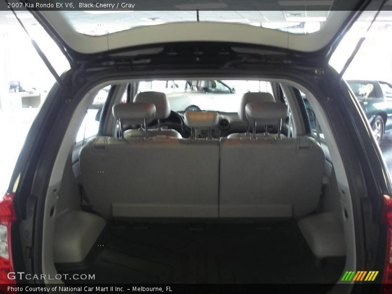 Black Cherry / Gray 2007 Kia Rondo EX V6