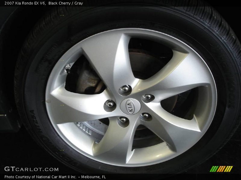 Black Cherry / Gray 2007 Kia Rondo EX V6