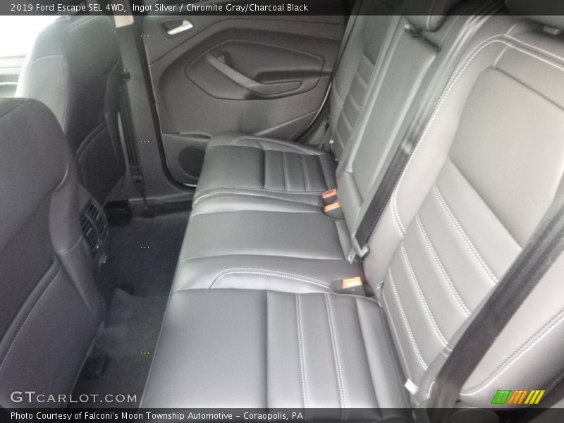 Ingot Silver / Chromite Gray/Charcoal Black 2019 Ford Escape SEL 4WD