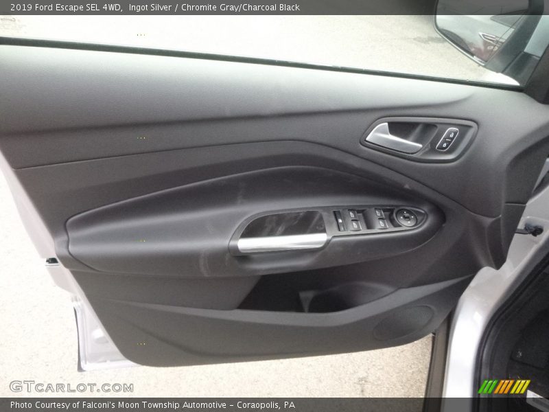 Ingot Silver / Chromite Gray/Charcoal Black 2019 Ford Escape SEL 4WD
