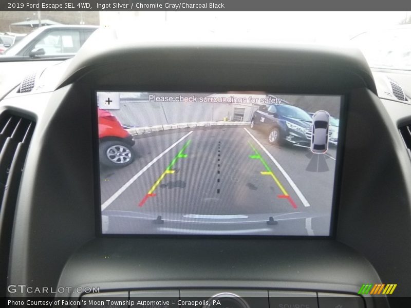 Ingot Silver / Chromite Gray/Charcoal Black 2019 Ford Escape SEL 4WD
