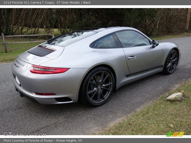 GT Silver Metallic / Black 2019 Porsche 911 Carrera T Coupe