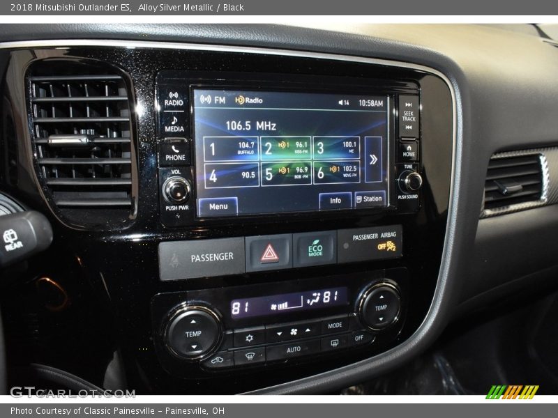Controls of 2018 Outlander ES