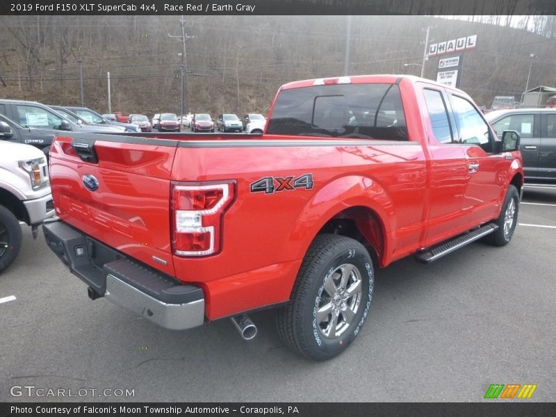 Race Red / Earth Gray 2019 Ford F150 XLT SuperCab 4x4