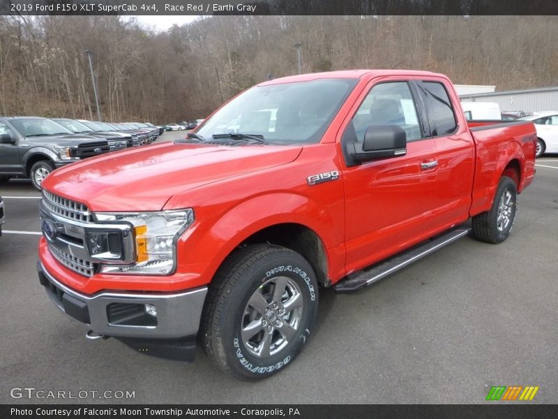 Race Red / Earth Gray 2019 Ford F150 XLT SuperCab 4x4