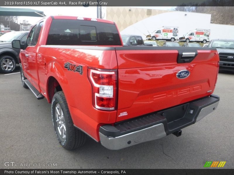 Race Red / Earth Gray 2019 Ford F150 XLT SuperCab 4x4