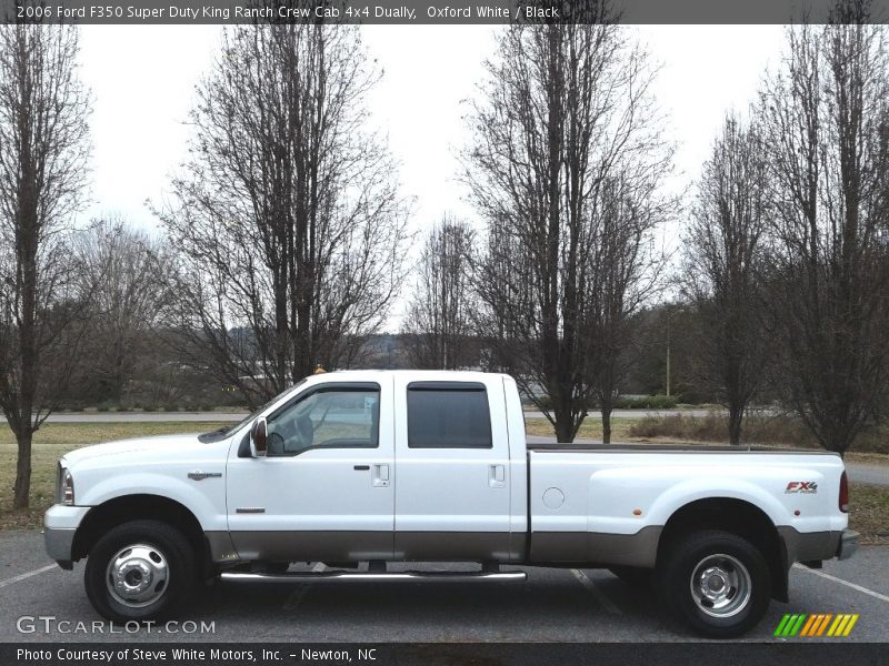 Oxford White / Black 2006 Ford F350 Super Duty King Ranch Crew Cab 4x4 Dually