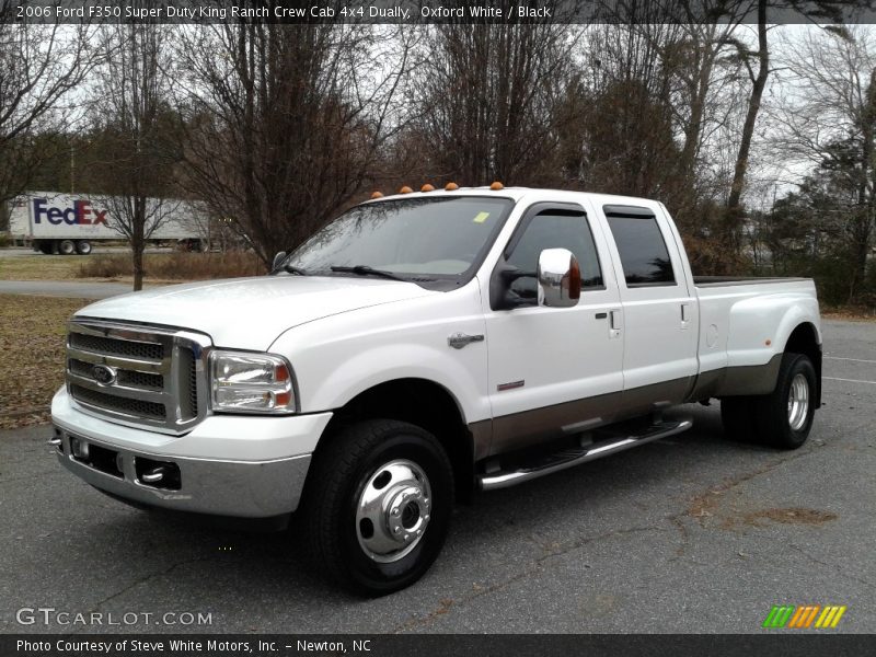 Oxford White / Black 2006 Ford F350 Super Duty King Ranch Crew Cab 4x4 Dually