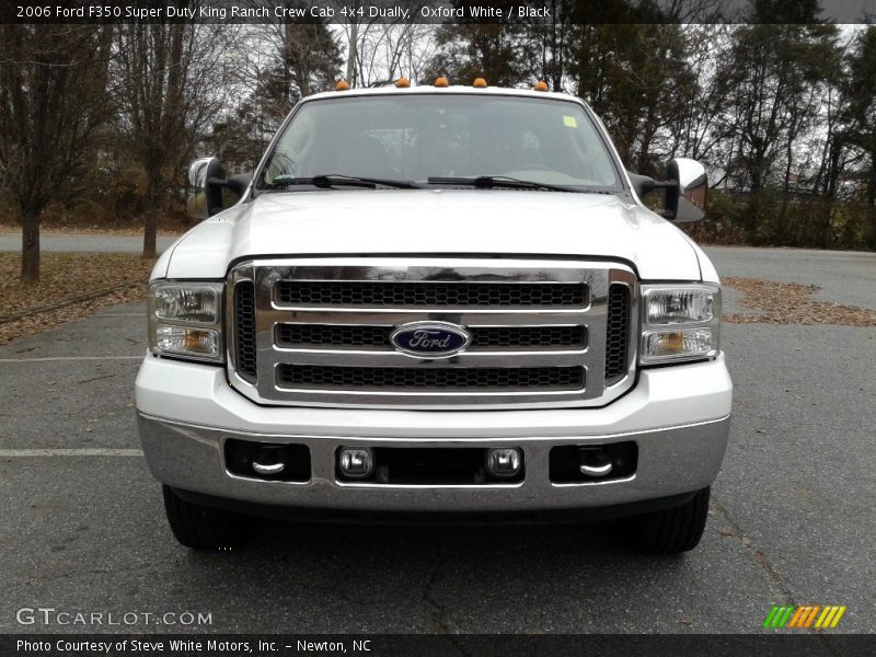 Oxford White / Black 2006 Ford F350 Super Duty King Ranch Crew Cab 4x4 Dually