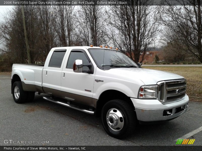 Oxford White / Black 2006 Ford F350 Super Duty King Ranch Crew Cab 4x4 Dually