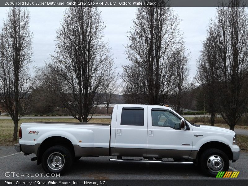 Oxford White / Black 2006 Ford F350 Super Duty King Ranch Crew Cab 4x4 Dually