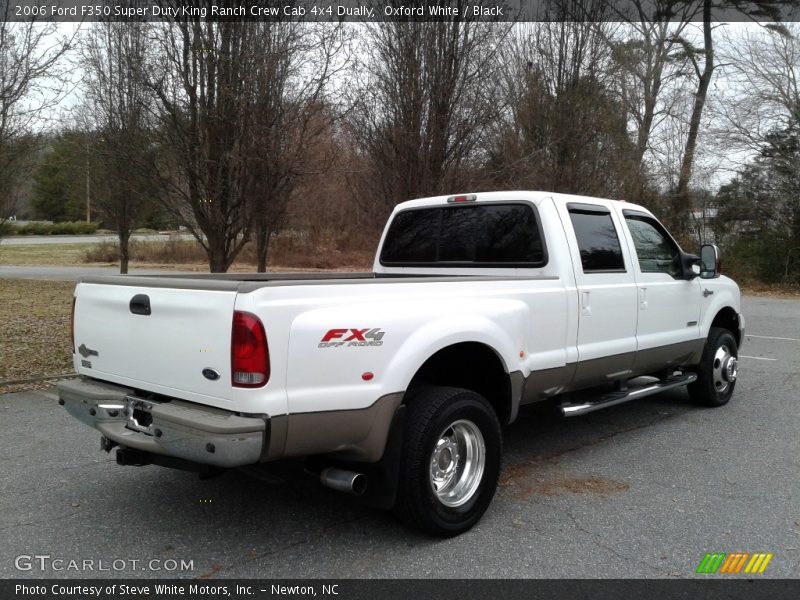Oxford White / Black 2006 Ford F350 Super Duty King Ranch Crew Cab 4x4 Dually