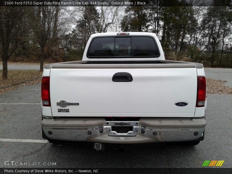 Oxford White / Black 2006 Ford F350 Super Duty King Ranch Crew Cab 4x4 Dually