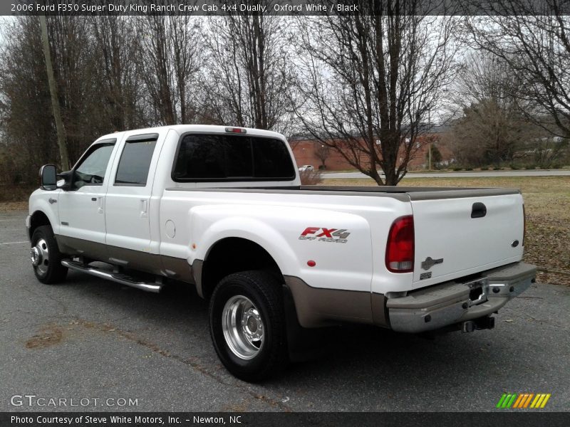 Oxford White / Black 2006 Ford F350 Super Duty King Ranch Crew Cab 4x4 Dually