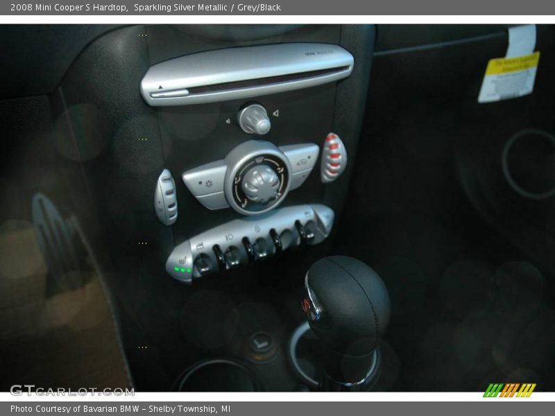 Sparkling Silver Metallic / Grey/Black 2008 Mini Cooper S Hardtop