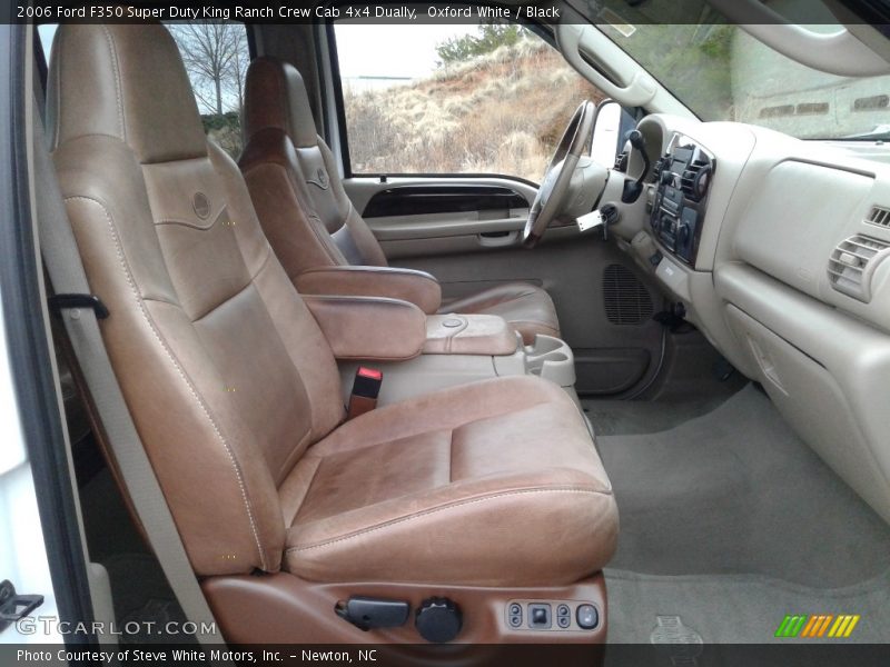 Oxford White / Black 2006 Ford F350 Super Duty King Ranch Crew Cab 4x4 Dually
