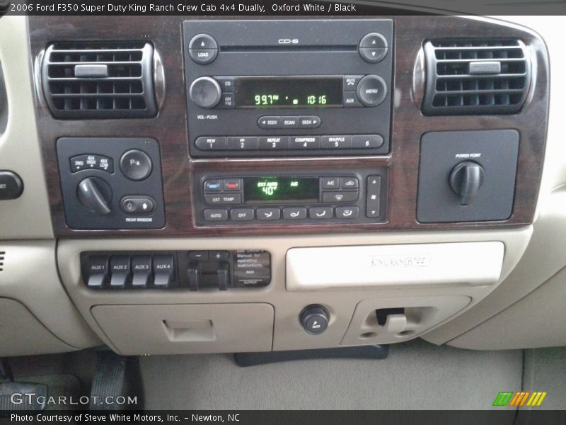 Oxford White / Black 2006 Ford F350 Super Duty King Ranch Crew Cab 4x4 Dually