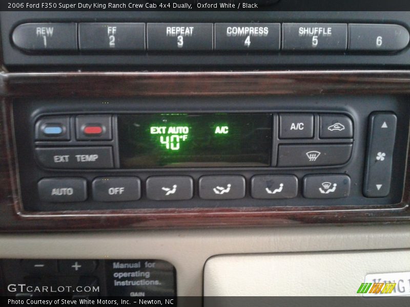 Oxford White / Black 2006 Ford F350 Super Duty King Ranch Crew Cab 4x4 Dually