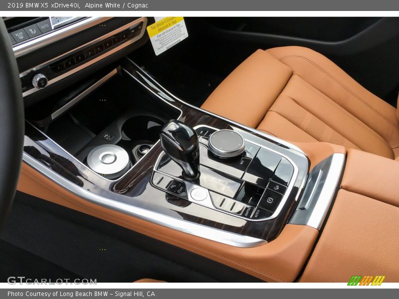 Alpine White / Cognac 2019 BMW X5 xDrive40i