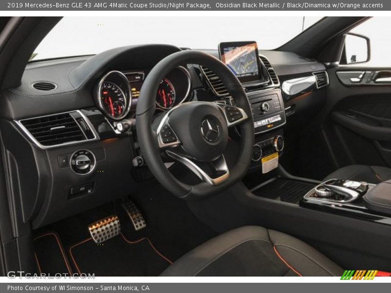 Front Seat of 2019 GLE 43 AMG 4Matic Coupe Studio/Night Package