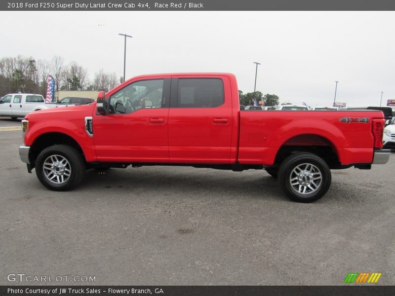 Race Red / Black 2018 Ford F250 Super Duty Lariat Crew Cab 4x4