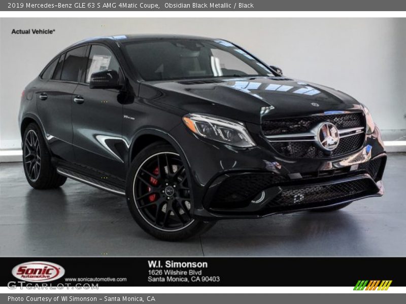 Obsidian Black Metallic / Black 2019 Mercedes-Benz GLE 63 S AMG 4Matic Coupe