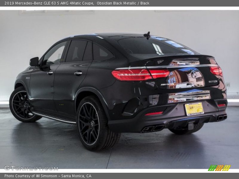 Obsidian Black Metallic / Black 2019 Mercedes-Benz GLE 63 S AMG 4Matic Coupe