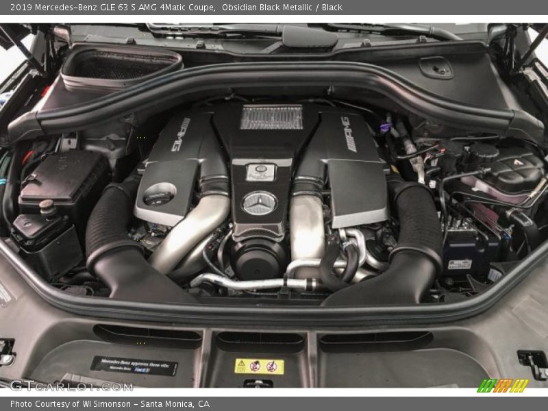  2019 GLE 63 S AMG 4Matic Coupe Engine - 5.5 Liter AMG DI biturbo DOHC 32-Valve VVT V8