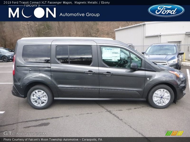 Magnetic Metallic / Ebony 2019 Ford Transit Connect XLT Passenger Wagon