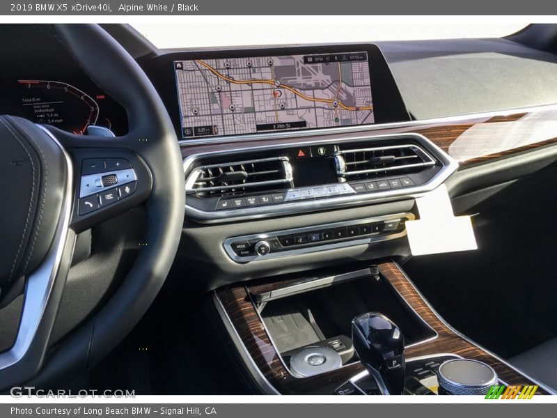 Alpine White / Black 2019 BMW X5 xDrive40i