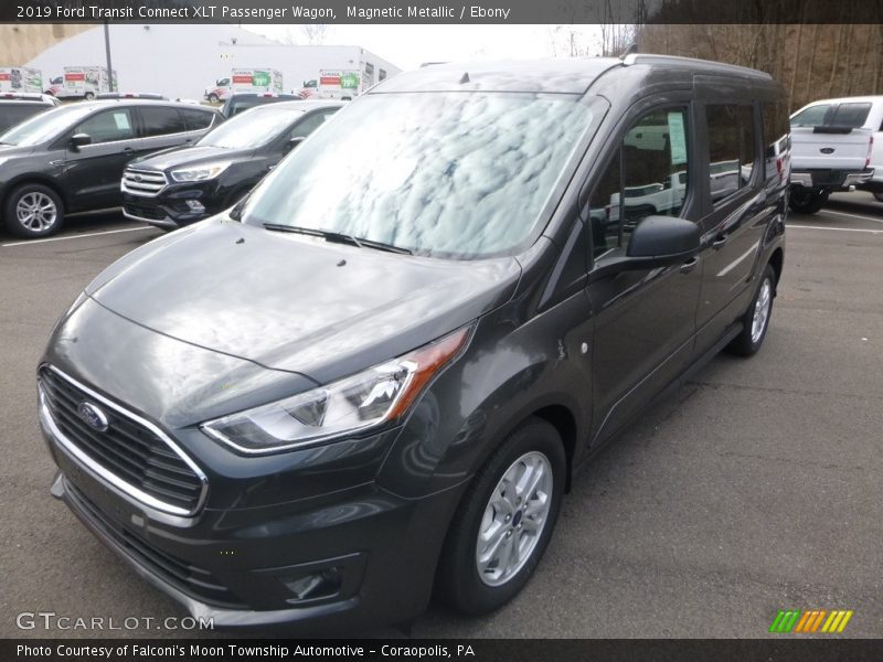 Magnetic Metallic / Ebony 2019 Ford Transit Connect XLT Passenger Wagon