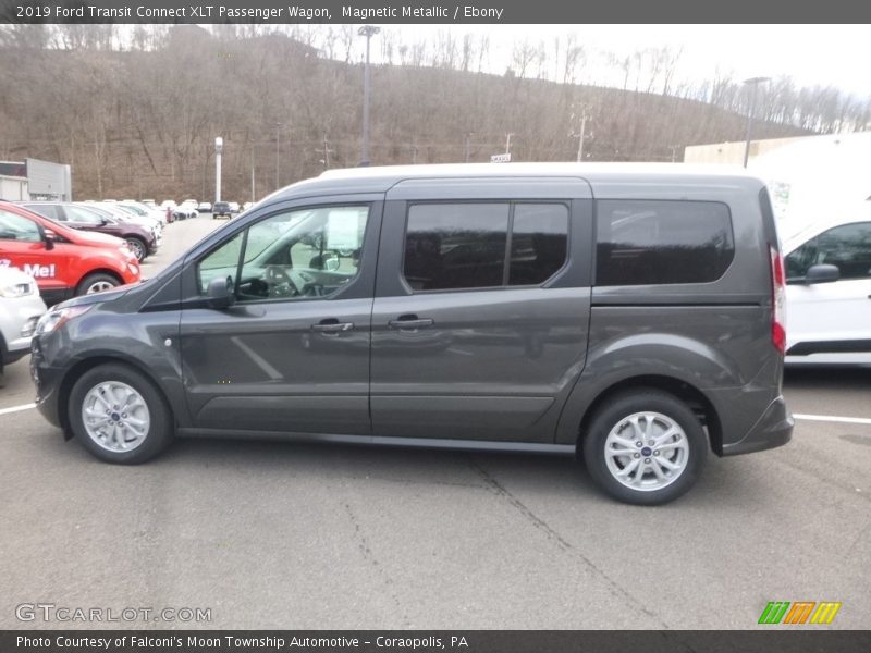 Magnetic Metallic / Ebony 2019 Ford Transit Connect XLT Passenger Wagon