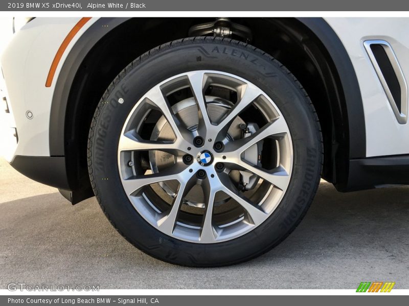 Alpine White / Black 2019 BMW X5 xDrive40i