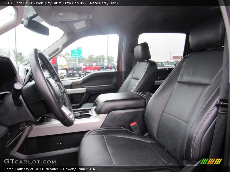 Race Red / Black 2018 Ford F250 Super Duty Lariat Crew Cab 4x4