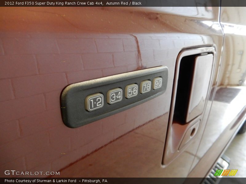 Autumn Red / Black 2012 Ford F350 Super Duty King Ranch Crew Cab 4x4