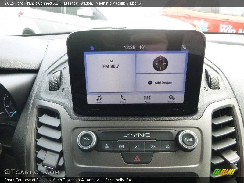 Controls of 2019 Transit Connect XLT Passenger Wagon