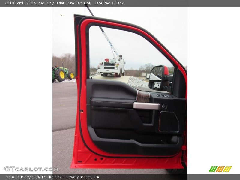 Race Red / Black 2018 Ford F250 Super Duty Lariat Crew Cab 4x4