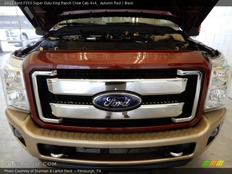 Autumn Red / Black 2012 Ford F350 Super Duty King Ranch Crew Cab 4x4