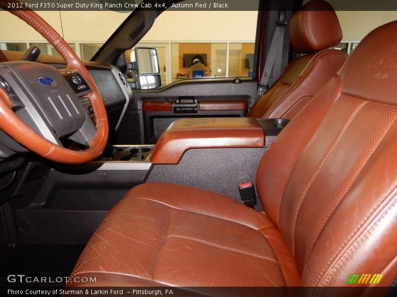 Autumn Red / Black 2012 Ford F350 Super Duty King Ranch Crew Cab 4x4