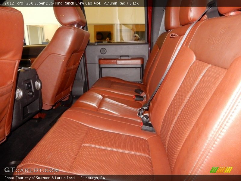 Autumn Red / Black 2012 Ford F350 Super Duty King Ranch Crew Cab 4x4