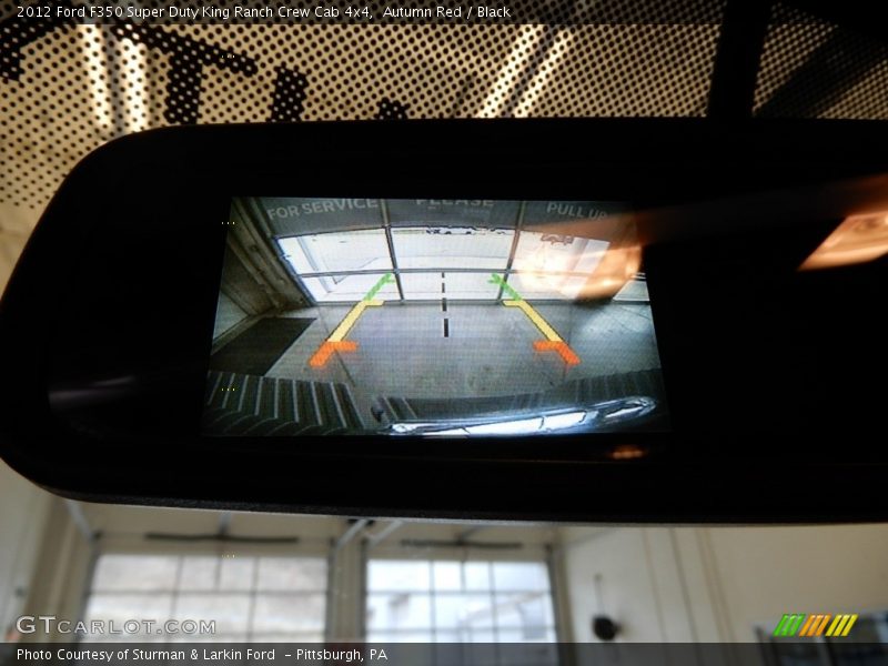 Autumn Red / Black 2012 Ford F350 Super Duty King Ranch Crew Cab 4x4